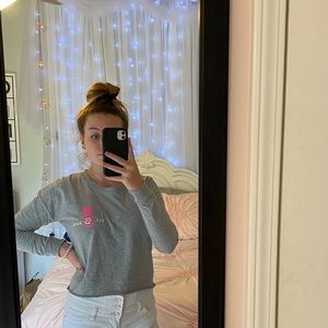 Cute cropped simply southern tee